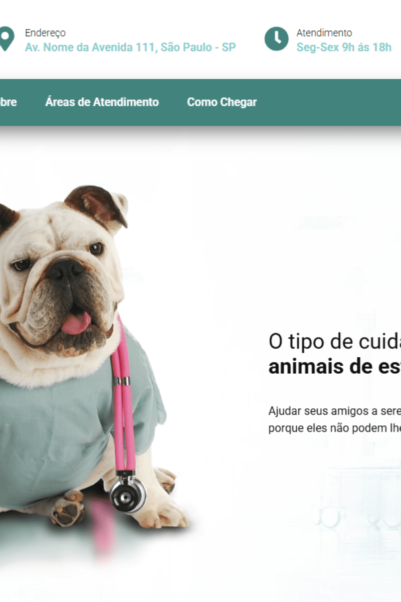 Template Veterinária